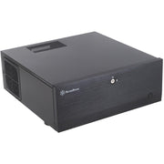 Silverstone sst-gd07b-c htpc behuizing (zwart | 1x usb-a | 1x usb-c) - afbeelding 1