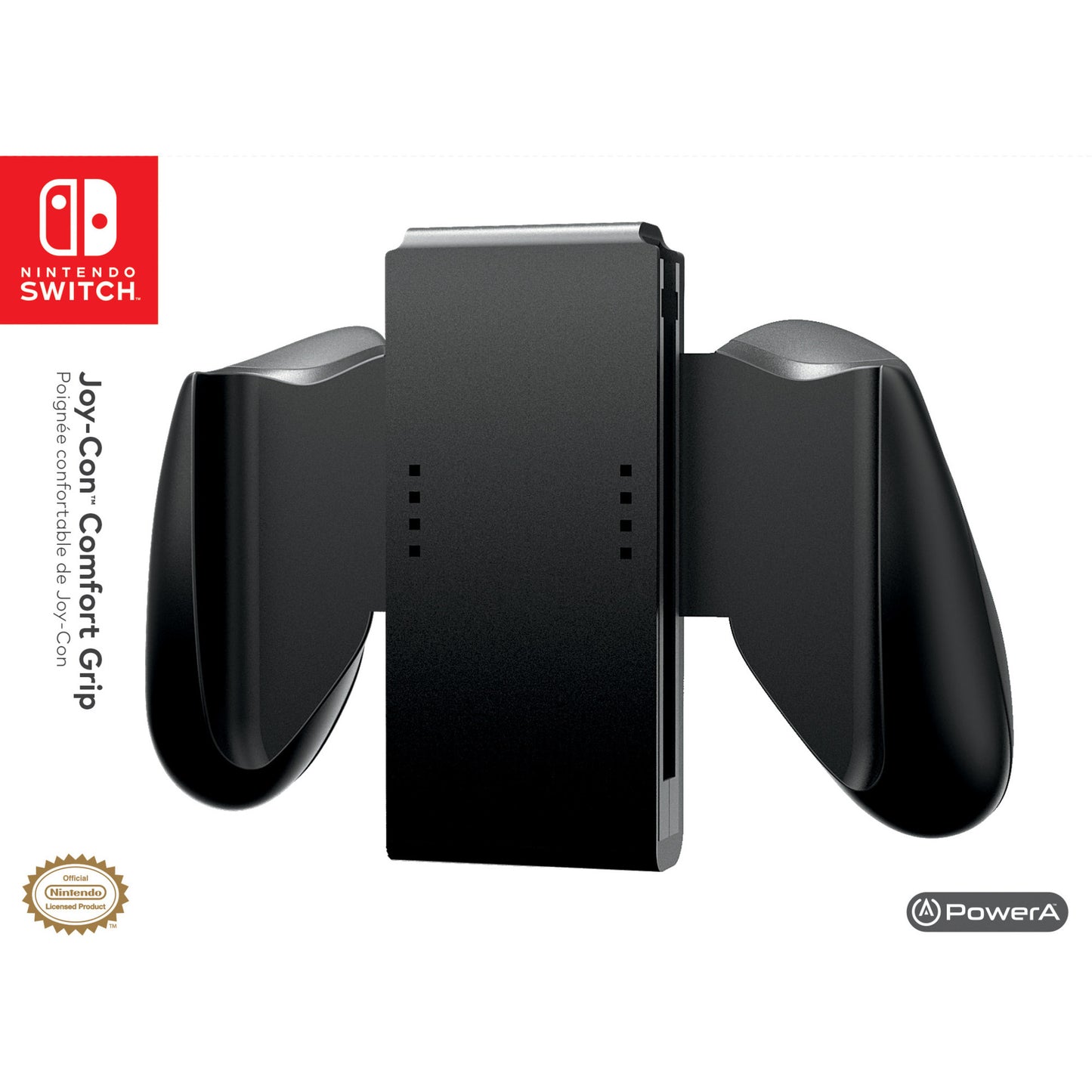 Powera switch joy-con grip montaggio nero (nero)