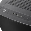 Silverstone seta q1 midi tower behuizing (zwart | 2x usb-a | 1x usb-c)