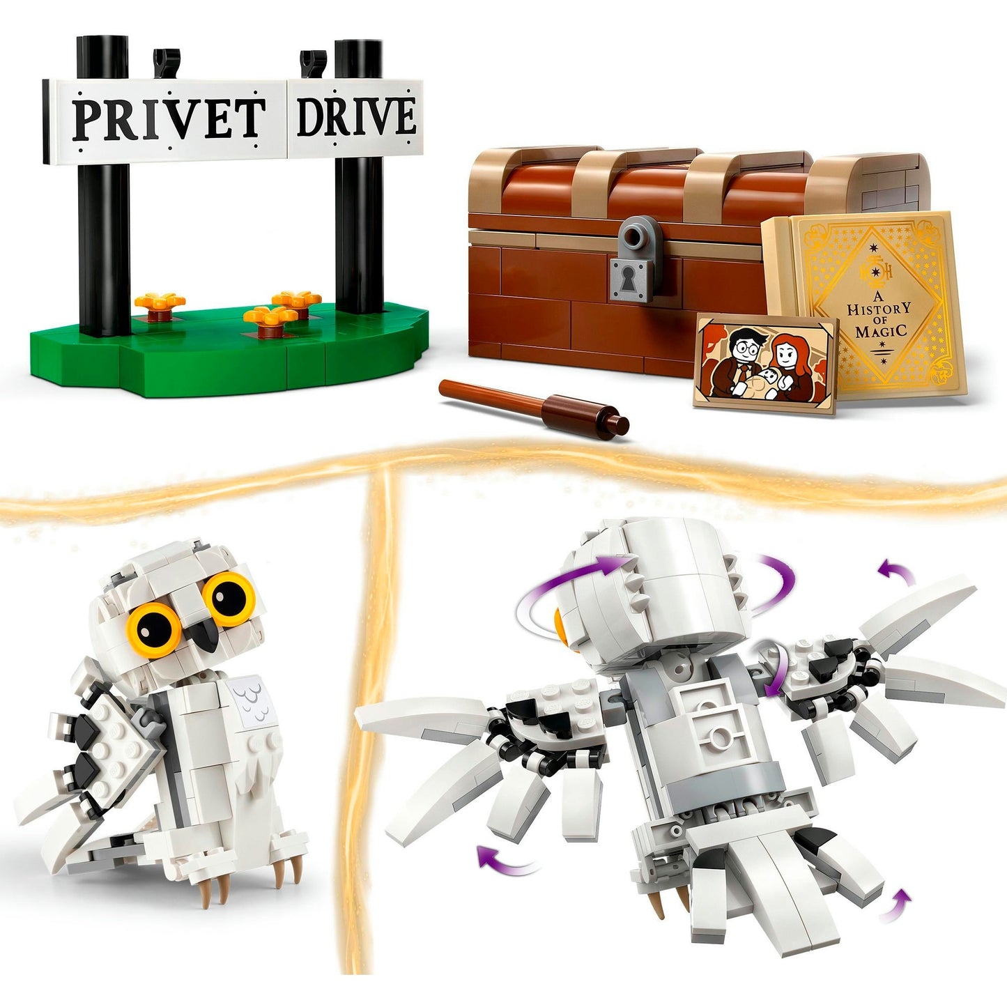 Lego 76425 Harry Potter Hedwig a Ligusterlaan 4