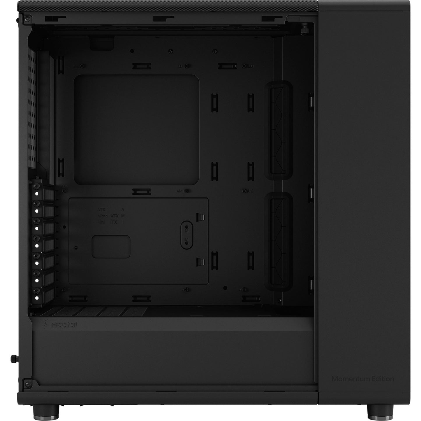 Carcasa de torre midi Fractal Design North Momentum Edition (roble negro | 2x USB-A | 1x USB-C | vidrio templado)