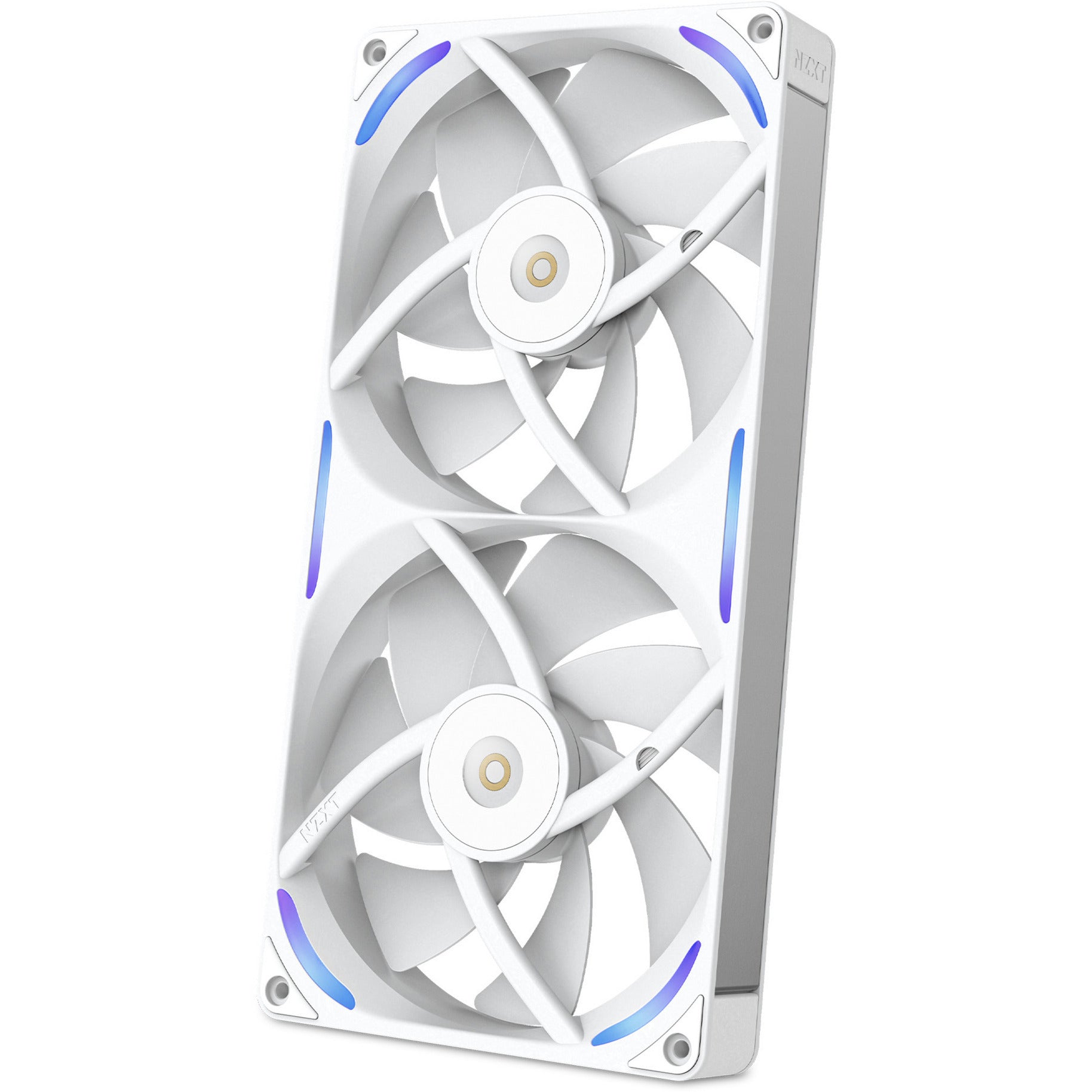 Nzxt performance fan f280x rgb case fans (wit, 2 stuks, 280 x 140 x 30 mm, pwm)