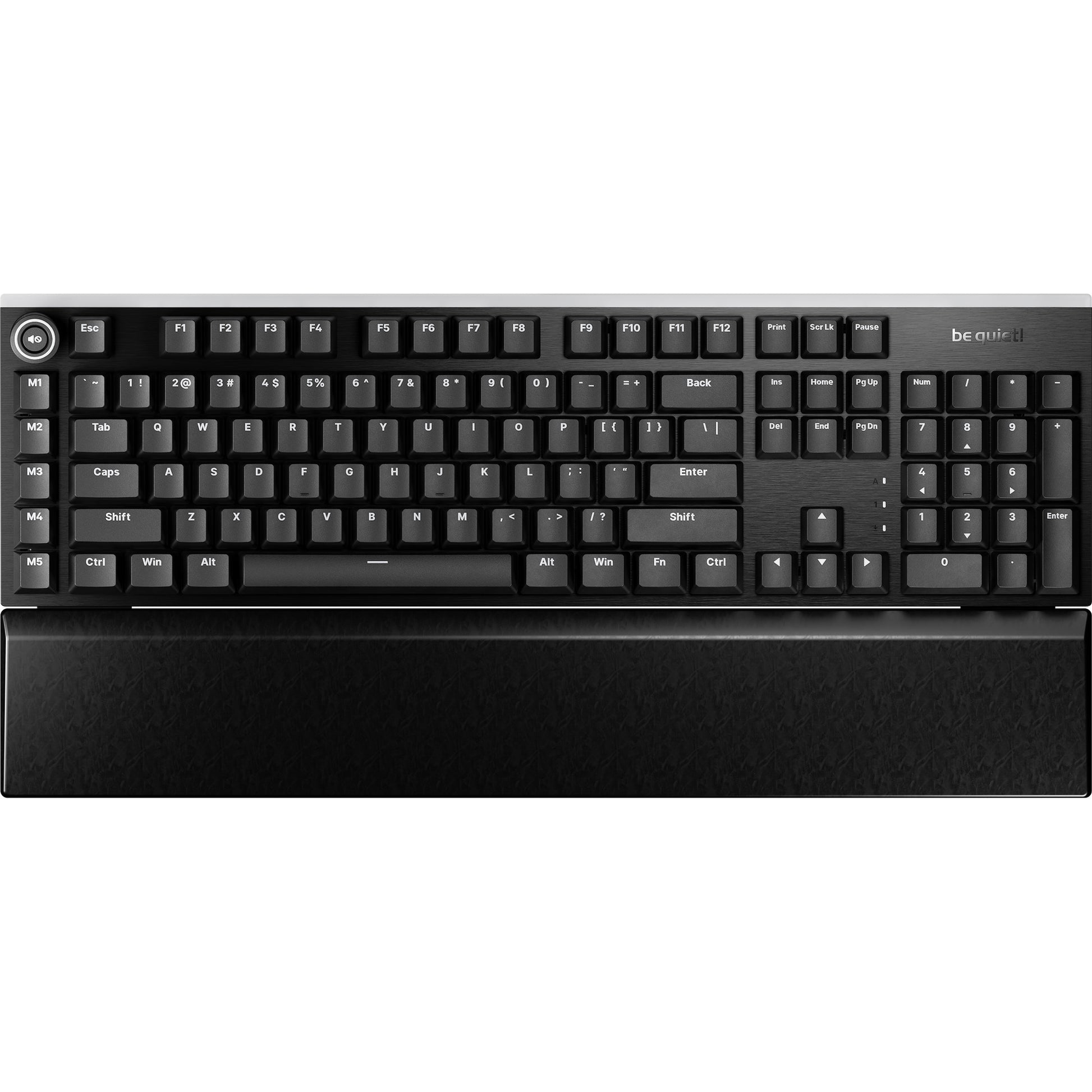 Silenzio! tastiera da gioco meccanica tattile silenziosa rgb con montaggio leggero (nera, layout us (qwerty), tattile silenziosa, 100%, argb, copritasti a doppio scatto pbt)