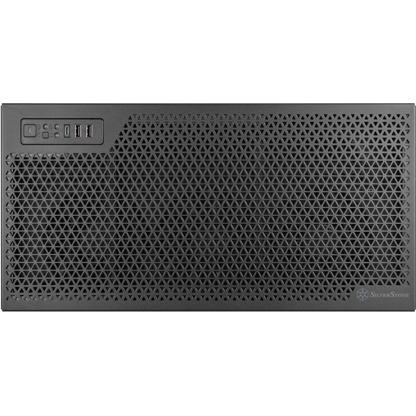 Silverstone rm52 server behuizing (zwart | 2x usb-a | 1x usb-c)