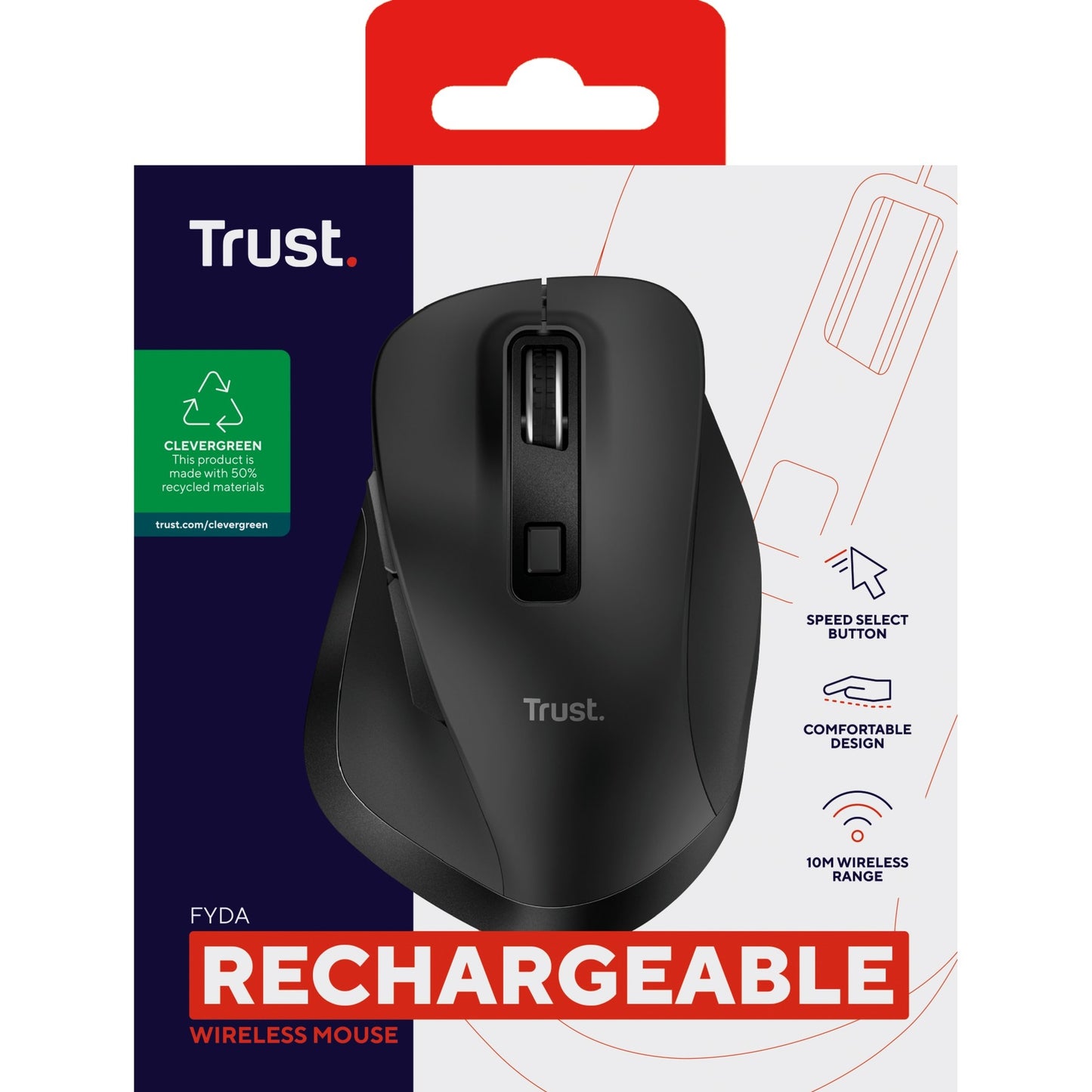 Fidati del mouse wireless Fyda
