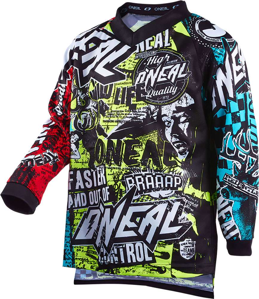 O'neal element wild - maillot mtb manga larga niño