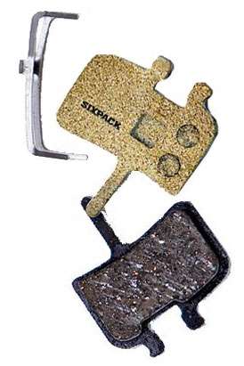 Confezione da sei pastiglie freno a disco semimetalliche Racing Avid Sram Succose