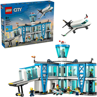 Lego my city 60502 airport with airplane