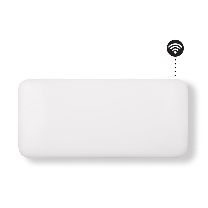 Mill steel wifi paneelverwarming pa1500wifi4a met voet, 1500 watt convector (wit, wifi 2,4 ghz (wifi 6), bluetooth 5.2, zigbee 3.0 + app)