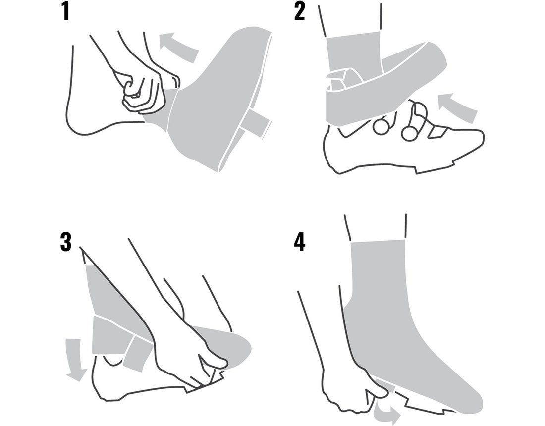 Copriscarpe da strada impermeabili Gripgrab pacr