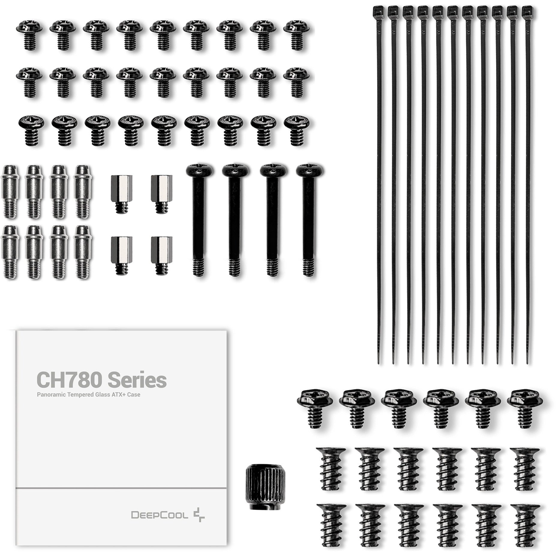 Deepcool ch780 midi tower behuizing (wit | 4x usb-a | 1x usb-c | rgb | window)