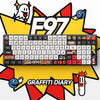 Tastiera meccanica wireless diario di graffiti IQUnix F97