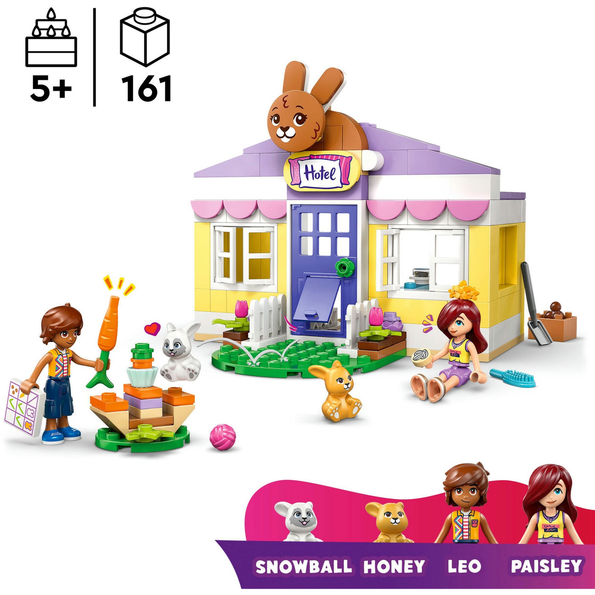 Lego Friends 42679 L'hotel dei conigli di Heartlake City