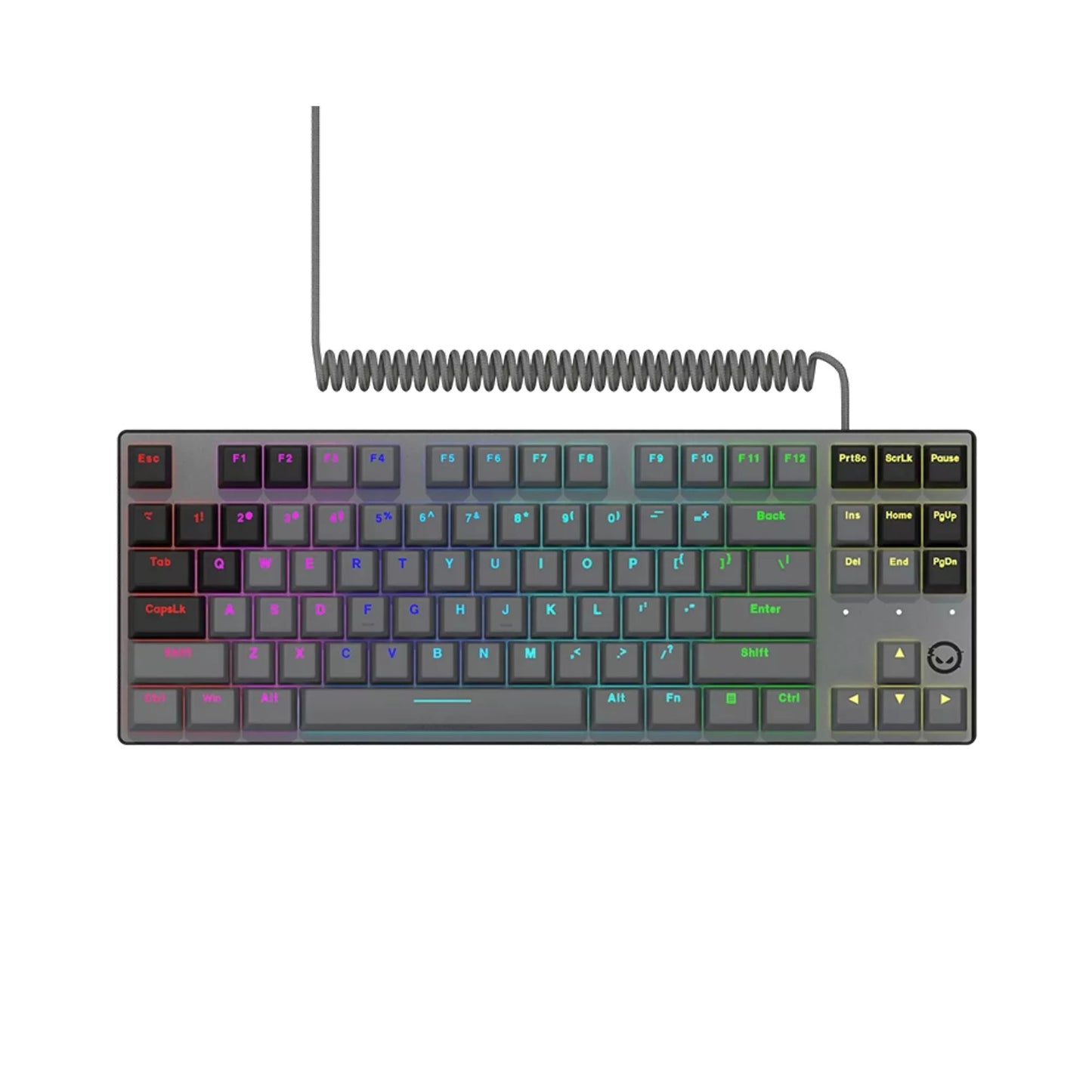 Lorgar azar 514tkl, tastiera da gioco (nera, layout us, logar dream, tkl, rgb)