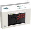 8bitdo arcade controller (grijs rood, 2.4 ghz bluetooth usb, nintendo switch 1 + 2, pc)