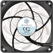 Silverstone sst-fw124-argb 120x120x15 case fan (zwart wit, 120 x 120 x 15 mm, pwm) - afbeelding 4