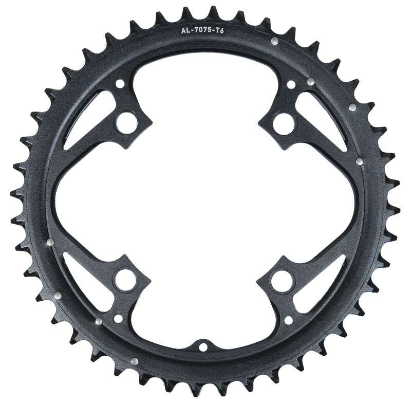 Corona Truvativ mtb 44 t 104mm alluminio nero