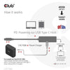 Adattatore Club 3D da USB-C a HDMI 2.1+ PD 3.0 da 100 watt (nero)