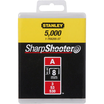 Stanley Staples tipo A, 8 mm, 5000 piezas