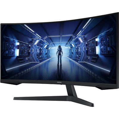 Samsung odyssey g5 34 curved ultrawide gaming monitor (zwart, 1x displayport, 1x hdmi, 165 hz)