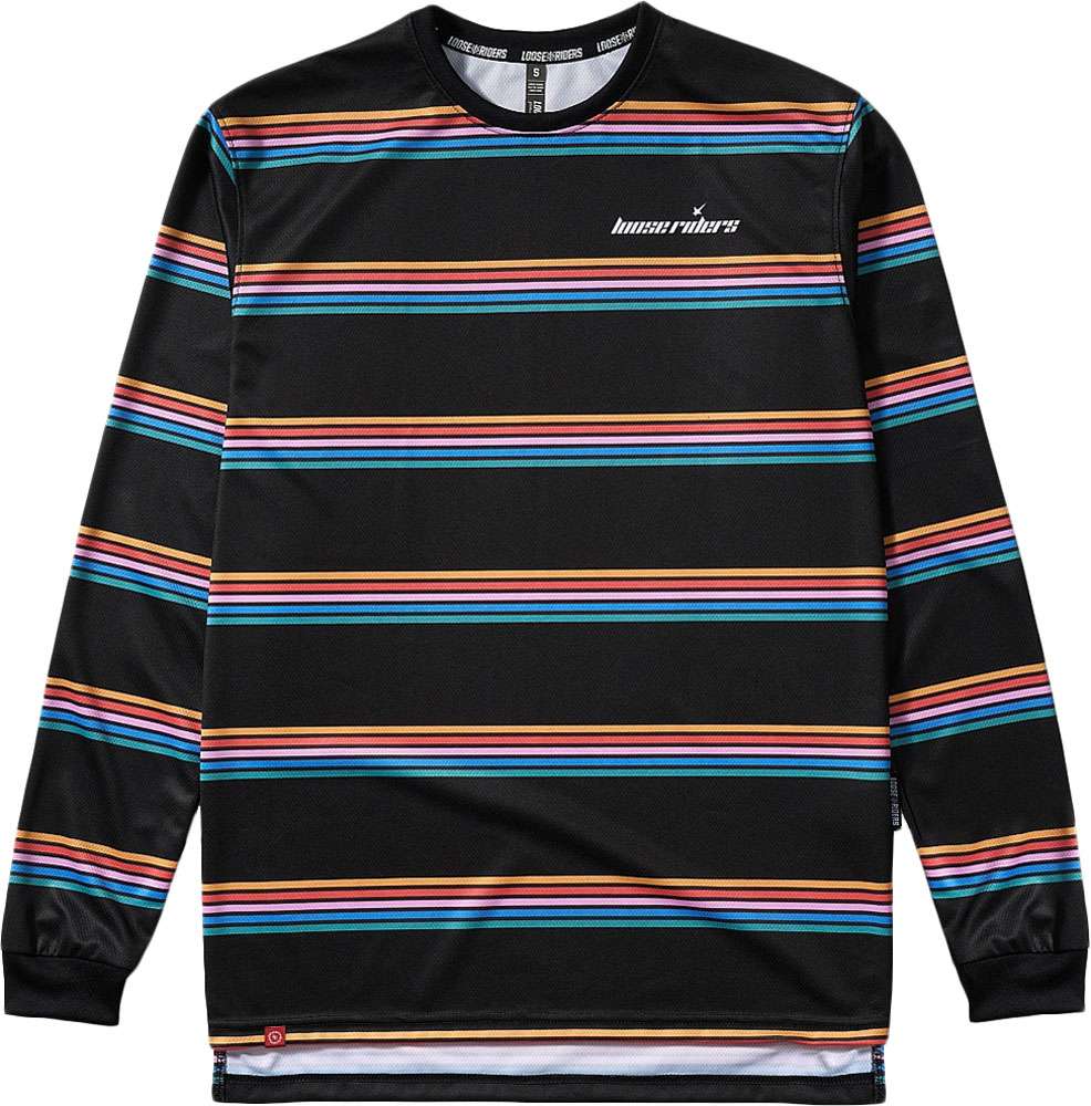 Colore strisce riders larghi - maglia mtb manica lunga