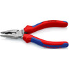 Knipex spitsbek combinatietang 0822145 (rood blauw)