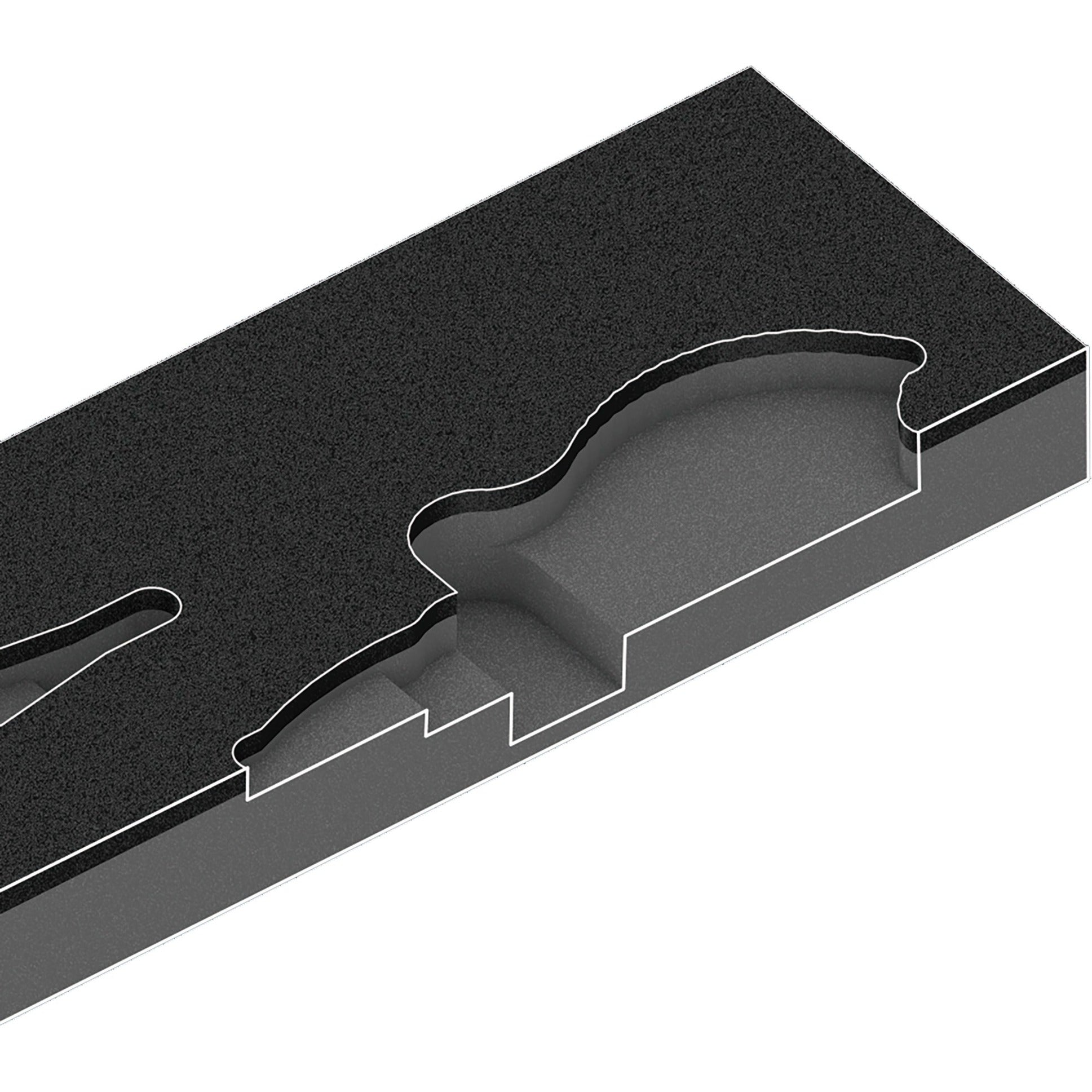 WERA 9781 Inserto de espuma con Knipex Tangen SE