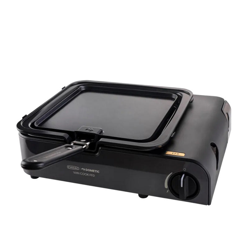 Cadac van cook placa plana para parrilla (negro, 22 x 22 cm)