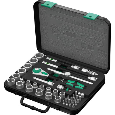 Wera zyklop speed-knarrens.8100 sb2 3 8 gereedschapsset (42-delig)