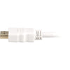 Sharkoon high speed hdmi kabel met ethernet (wit, 1 meter, 4k, verguld)
