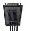 Silverstone SST-CP06-E4, 1x de 15 pines SATA> 4x de 15 pines SATA
