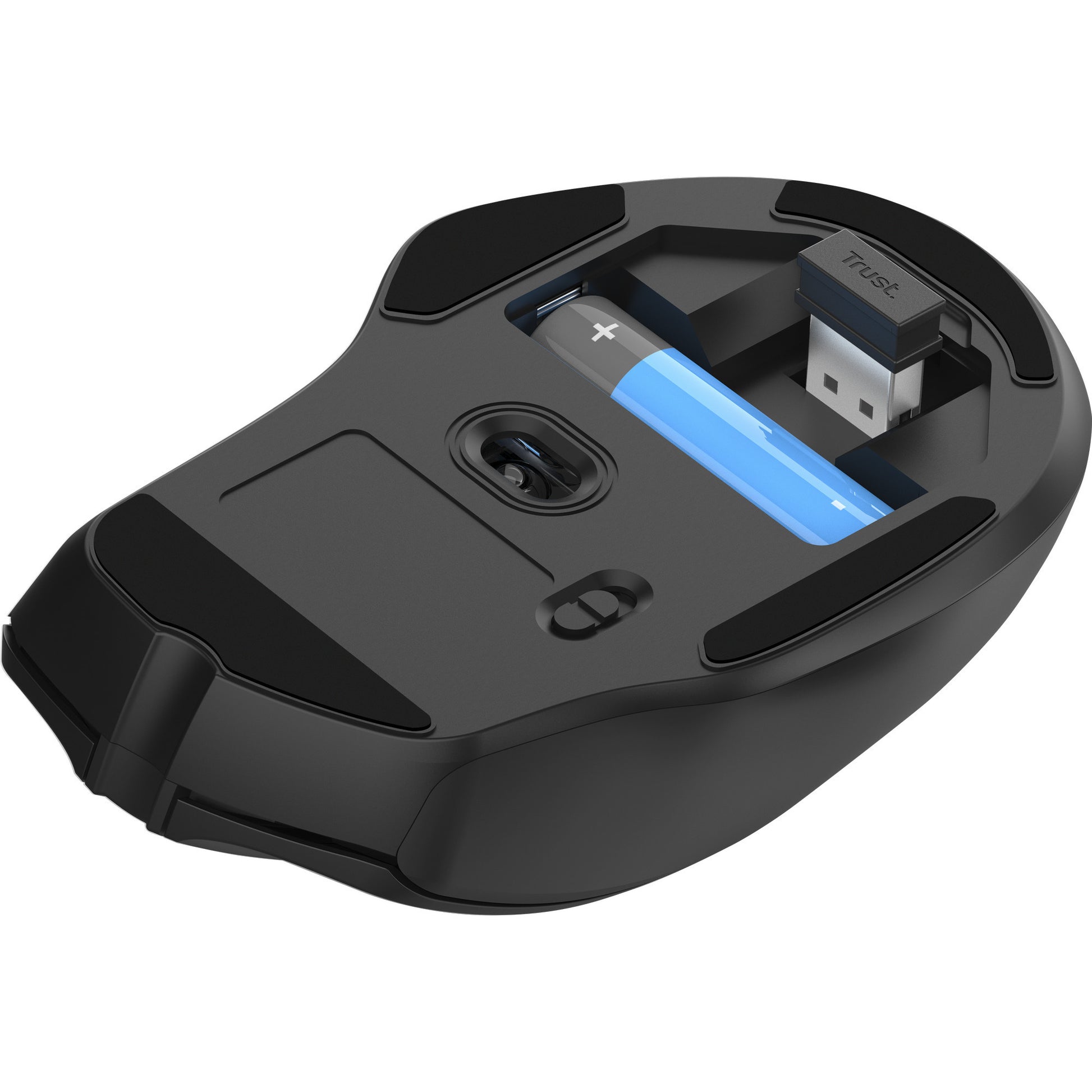 Ratón inalámbrico silencioso Trust nito (negro, 800 - 2200 ppp)