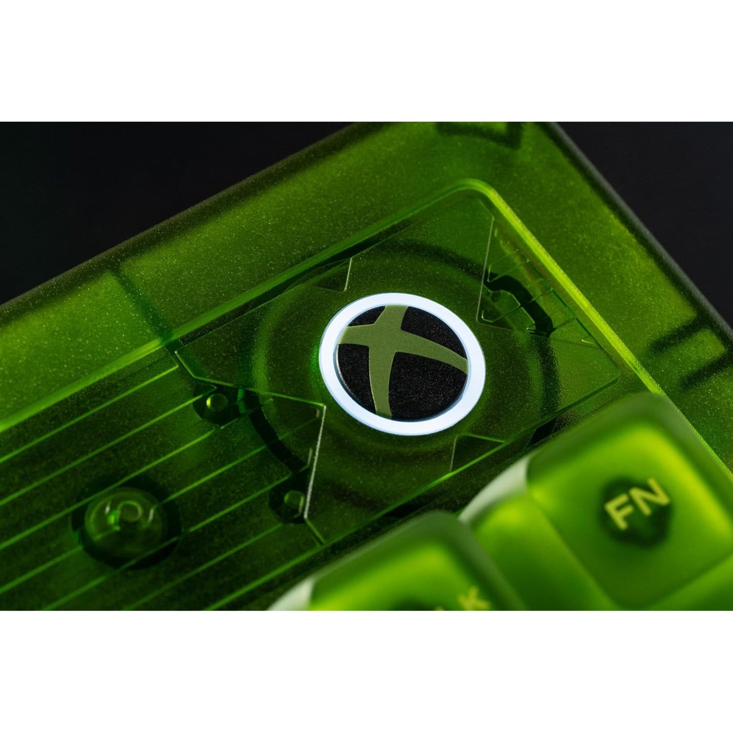 8bitdo retro 87 mechanical keyboard - xbox edition (groen, us lay-out (qwerty), kailh box jellyfish x, 80% (tkl), abs keycaps, bluetooth 5.0, wireless 2.4g, usb)