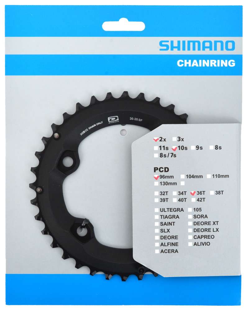 Shimano deore chainring for fc-m6000 36 26t