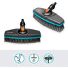 Acero Gardena CleanSystem con cepillo suave para más grande,