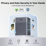 Ugreen nasync dh4300 plus (grijs, 1x 2,5gbe, hdmi, usb-c) - afbeelding 9