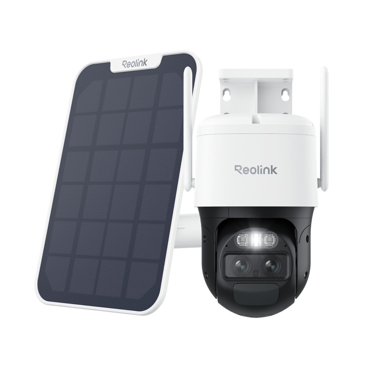 Reolink Trackmix G770 + Solar Panel 2 security camera (white black, 4K 8MP UHD, 4G LTE, incl. solar panel)