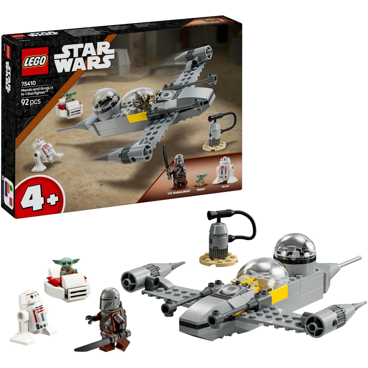 Lego Lego Star Wars 75410 Mando e Grogu's N-1 Starfighter