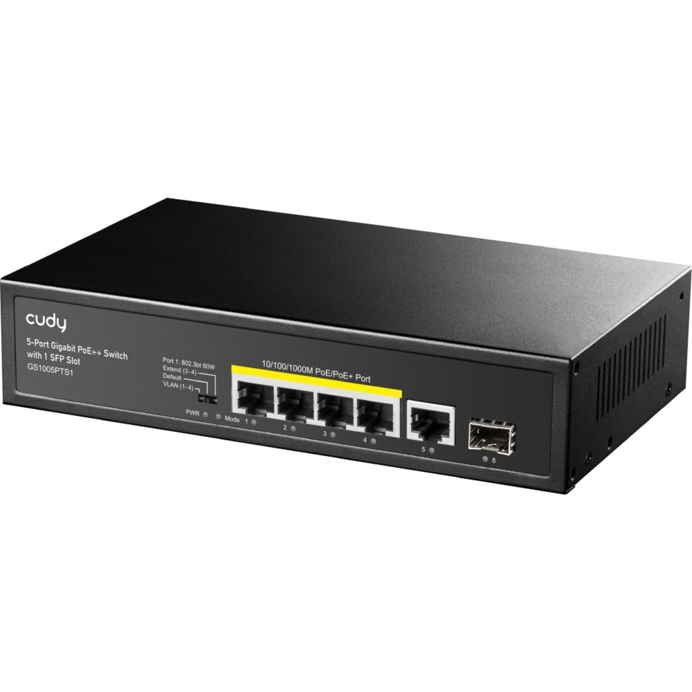 Cudy 5-port 10 1000 POE+ switch con 1 porta SFP