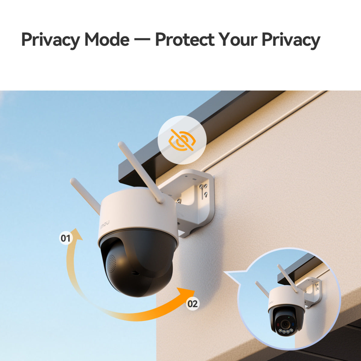 Telecamera di sicurezza Imou cruiser sc 4k (bianco, 8 mp (3840x2160), poe, wifi 6)