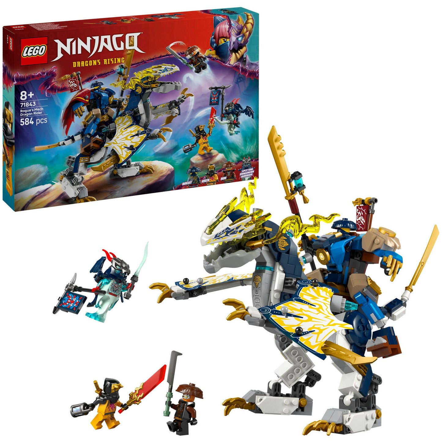 LEGO 71843 Ninjago Rogue's Mecha Driver