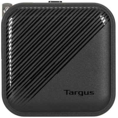 Targus 65w gan wall charger (zwart, 1x usb-c, 1x usb-a)