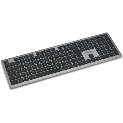 Kensington KB535 EQ rechargeable multi-device keyboard (US-international layout (QWERTY), scissor switches, 100%, USB, 2.4 GHz, Bluetooth 5.4)