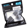 Alphacool eiszapfen filtro in linea acrilico acetale g1 4 filettatura interna (nero trasparente)