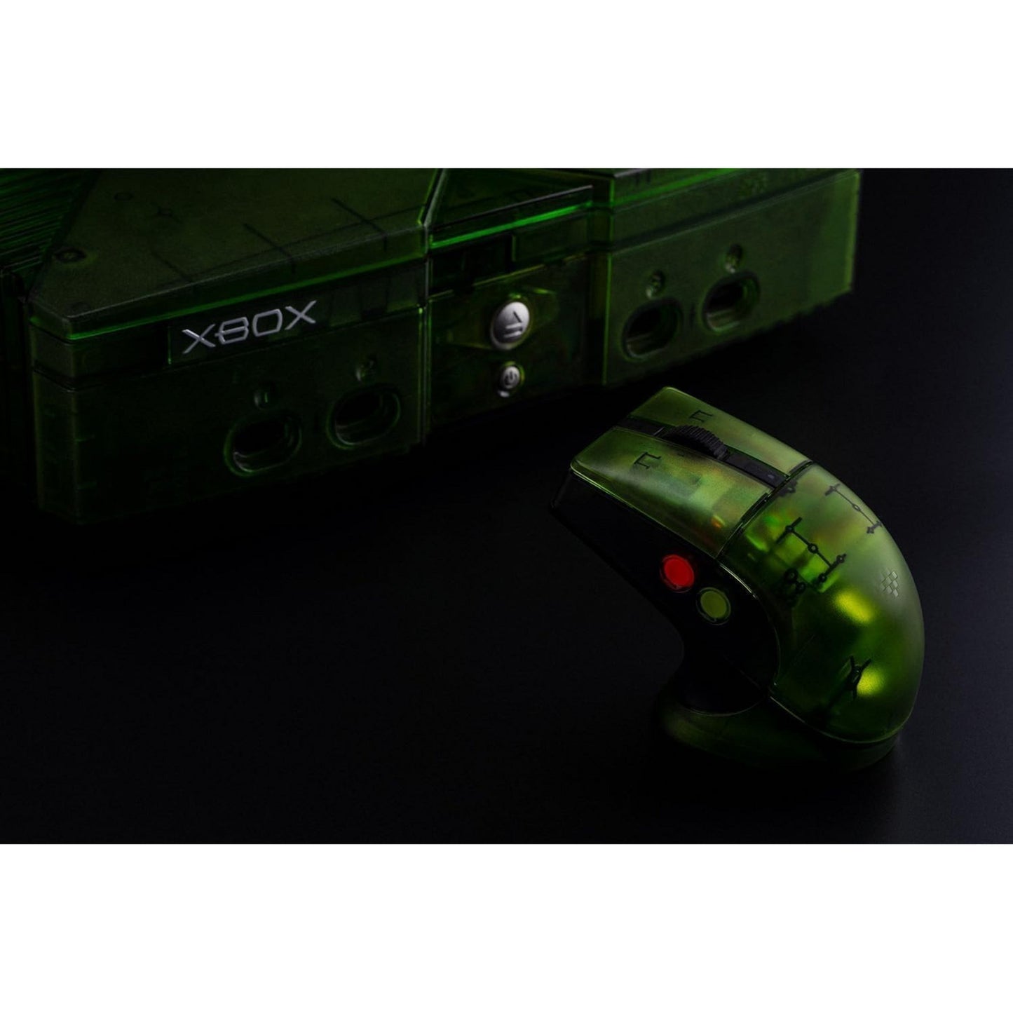 Mouse 8bitdo retro r8 - edizione xbox (verde, 50 - 26000 dpi, Bluetooth USB-C 2,4 GHz)