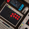Controller arcade 8bitdo (grigio rosso, usb bluetooth 2.4 ghz, nintendo switch, pc)
