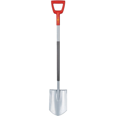 Wolf-garten heren spitspade asp-d (rood grijs)