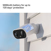 Telecamera di sicurezza kit a colori Imou cell go (bianca, 100% wireless, con pannello solare)