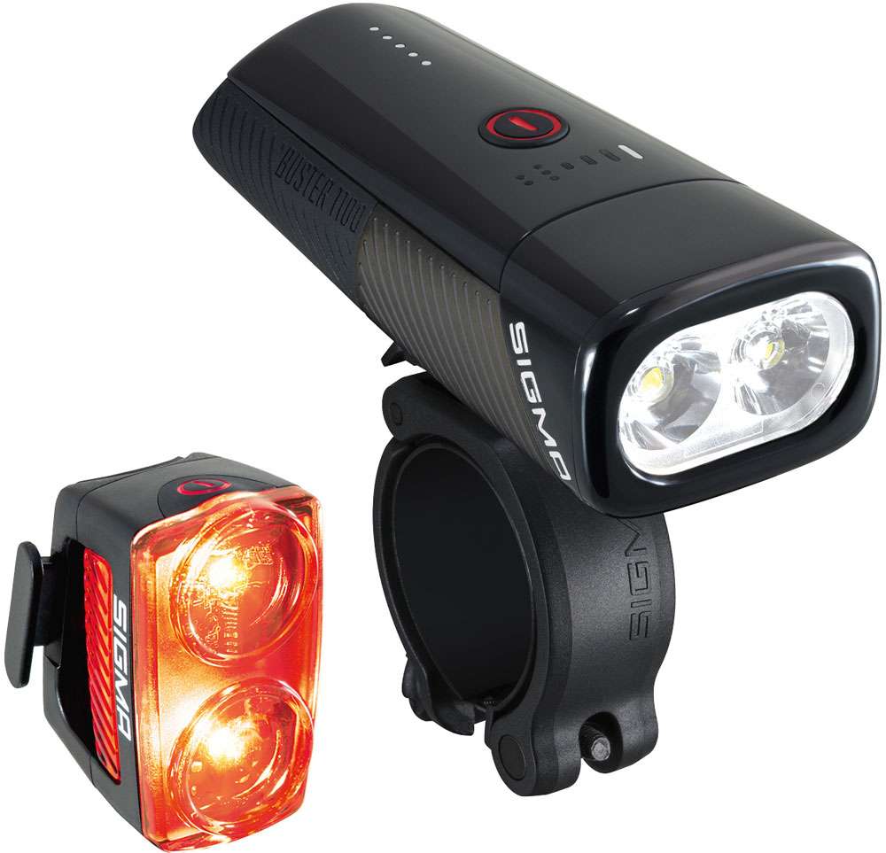 Verlichtingset Sigma Buster 1100 USB + Buster RL 150 Flash USB