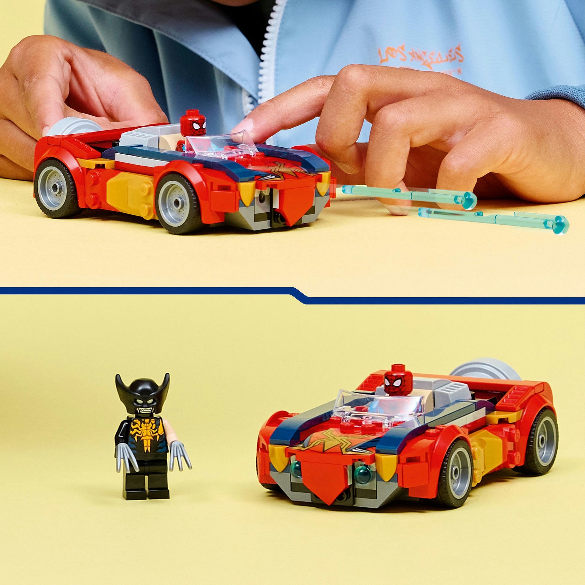 Lego Super Heroes 76336 L'auto Marvel Spider-Man contro Wolverine velenoso